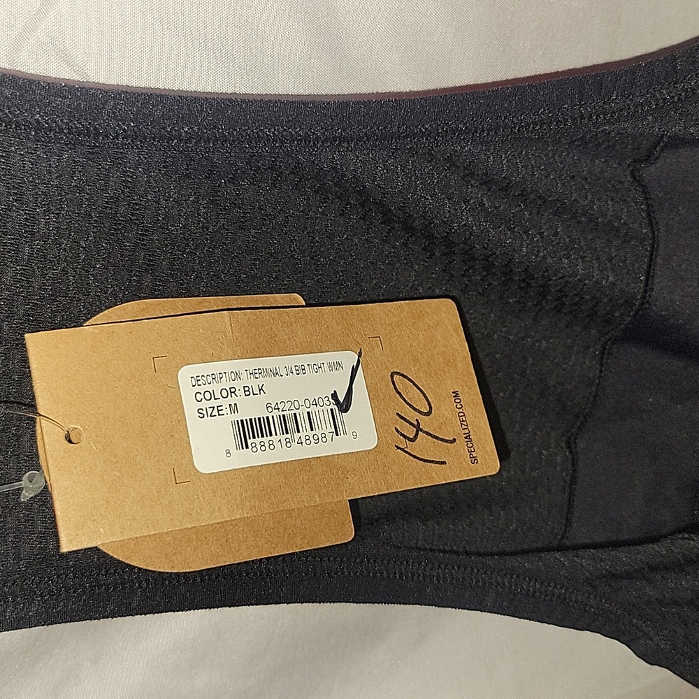 Womens Cycling Medium 3/4 Bib Over Knee With Chamois Road Mtn Gravel - Picture 3 of 6